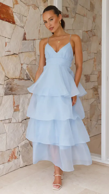 Shayla Maxi Dress - Blue sold by Billy J