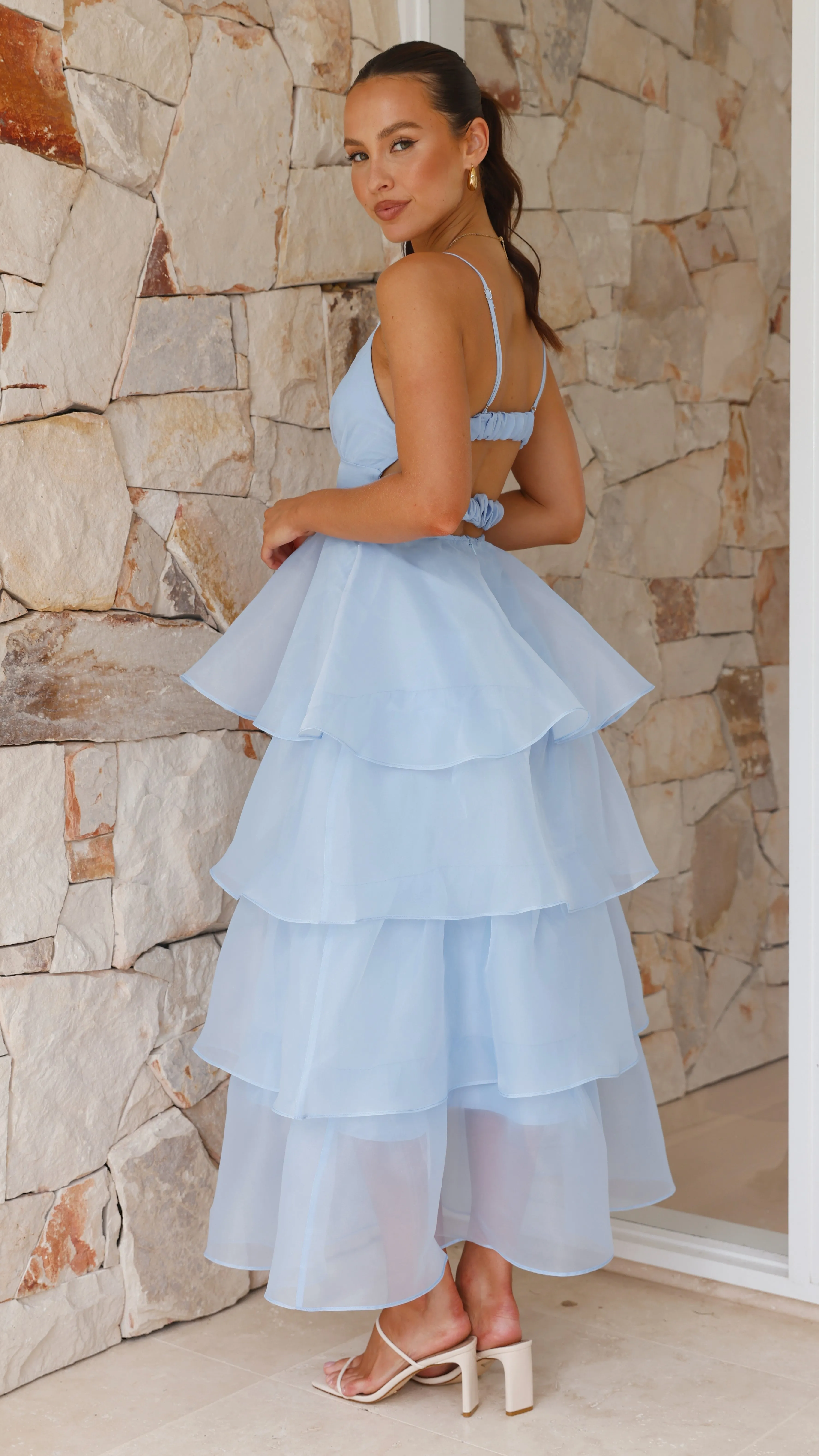 Shayla Maxi Dress - Blue sold by Billy J product image thumbnail 4