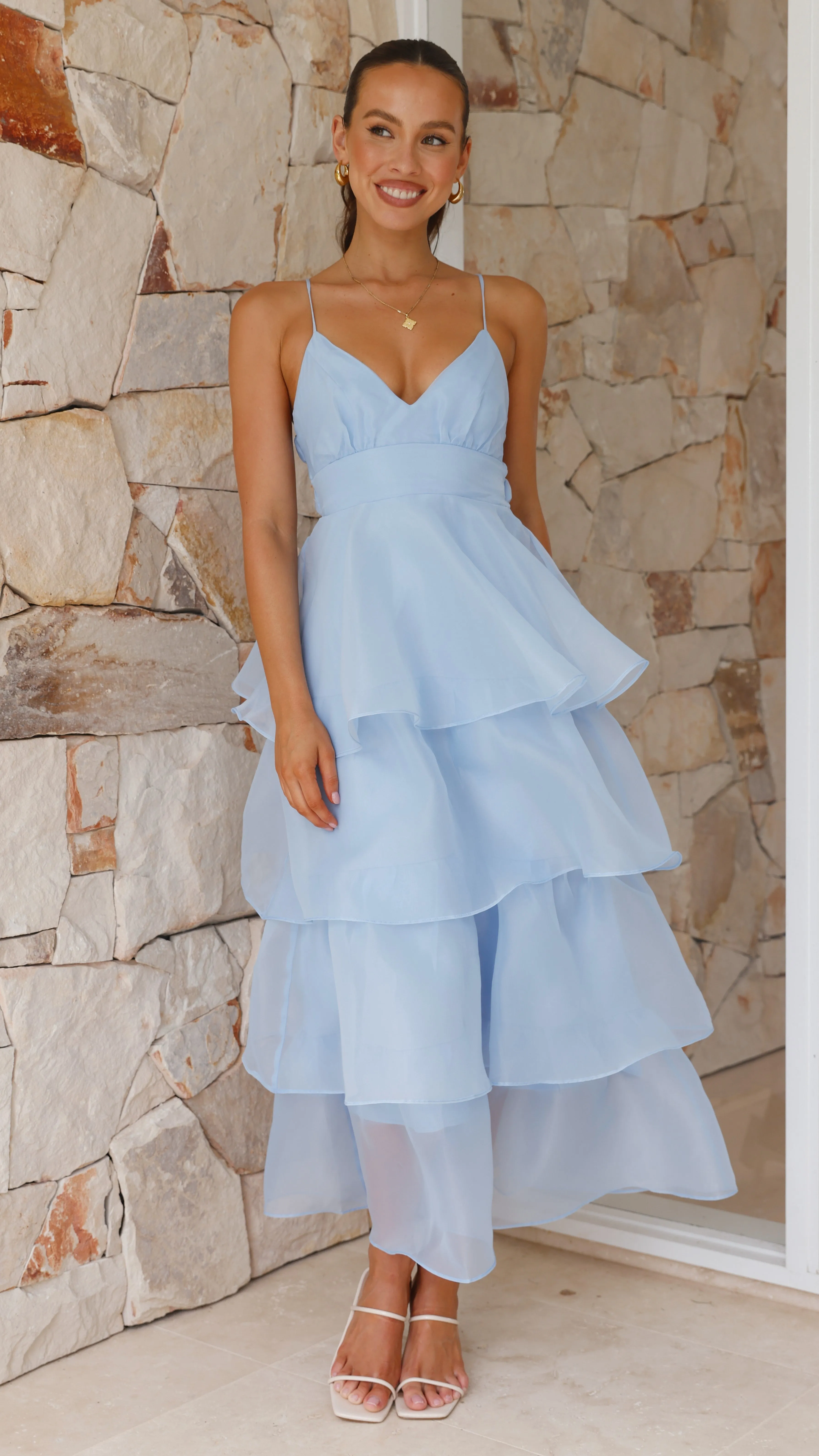 Shayla Maxi Dress - Blue sold by Billy J product image thumbnail 5