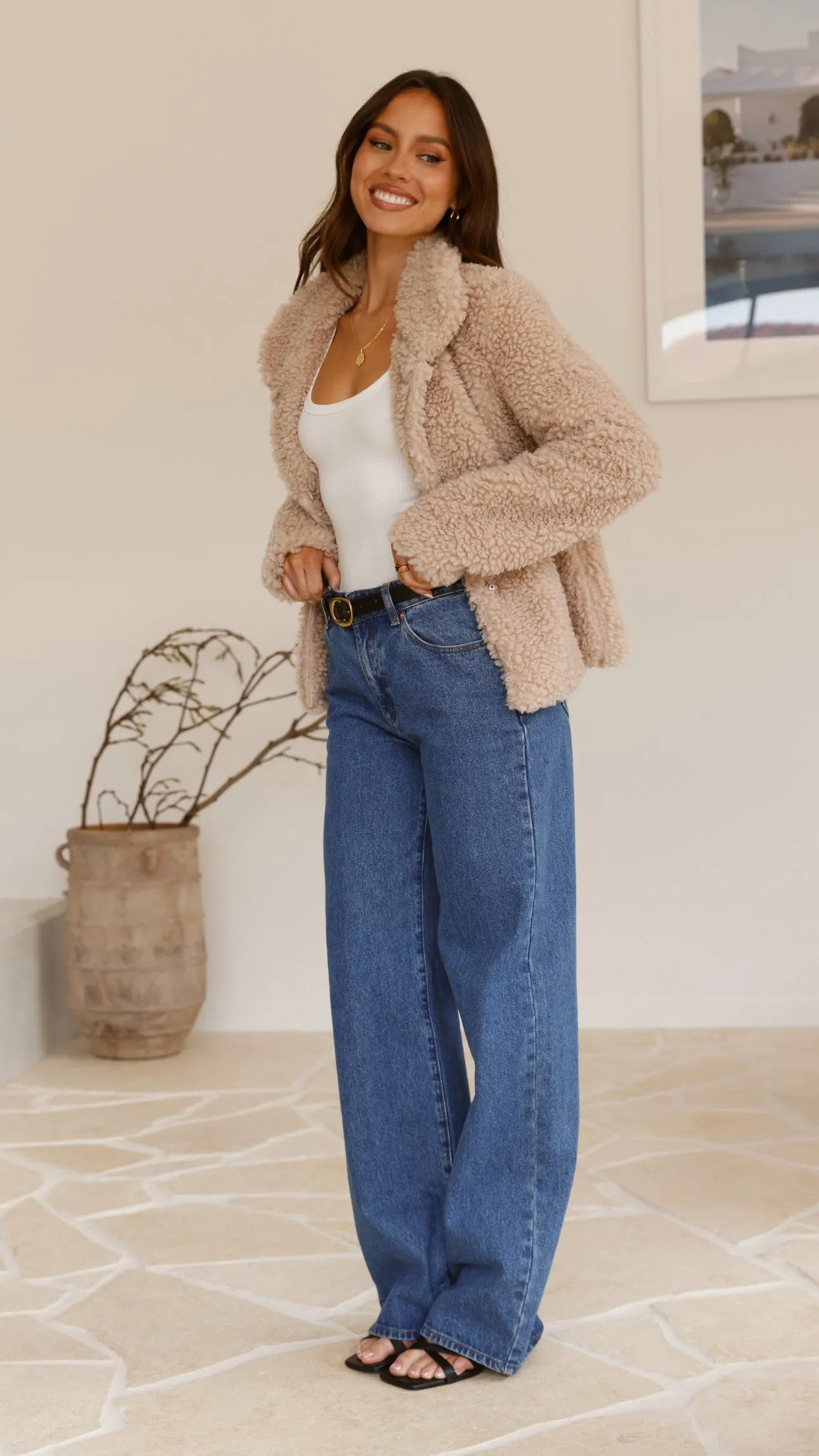 Bailey Jacket - Beige sold by Billy J product image thumbnail 3