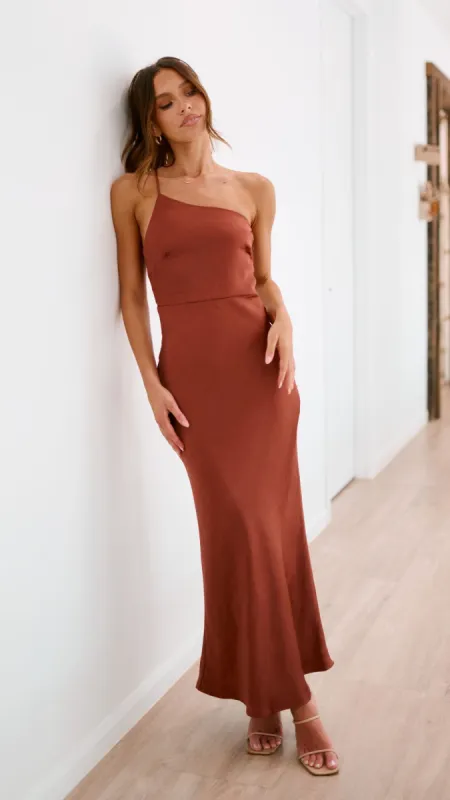 Margot Maxi Dress - Rust sold by Billy J