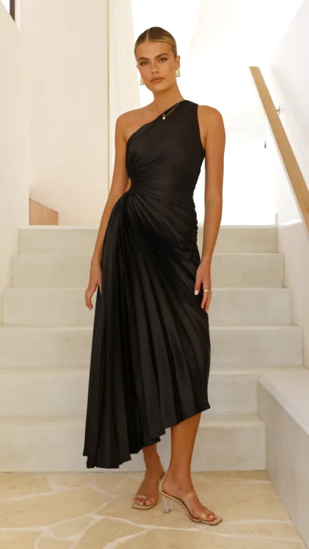 Olivia Maxi Dress - Black sold by Billy J