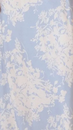 Margie Midi Dress - Blue / White Floral sold by Billy J product image thumbnail 4