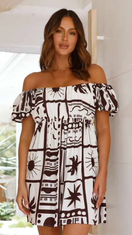 Caesarea Mini Dress - Tuscany sold by Billy J
