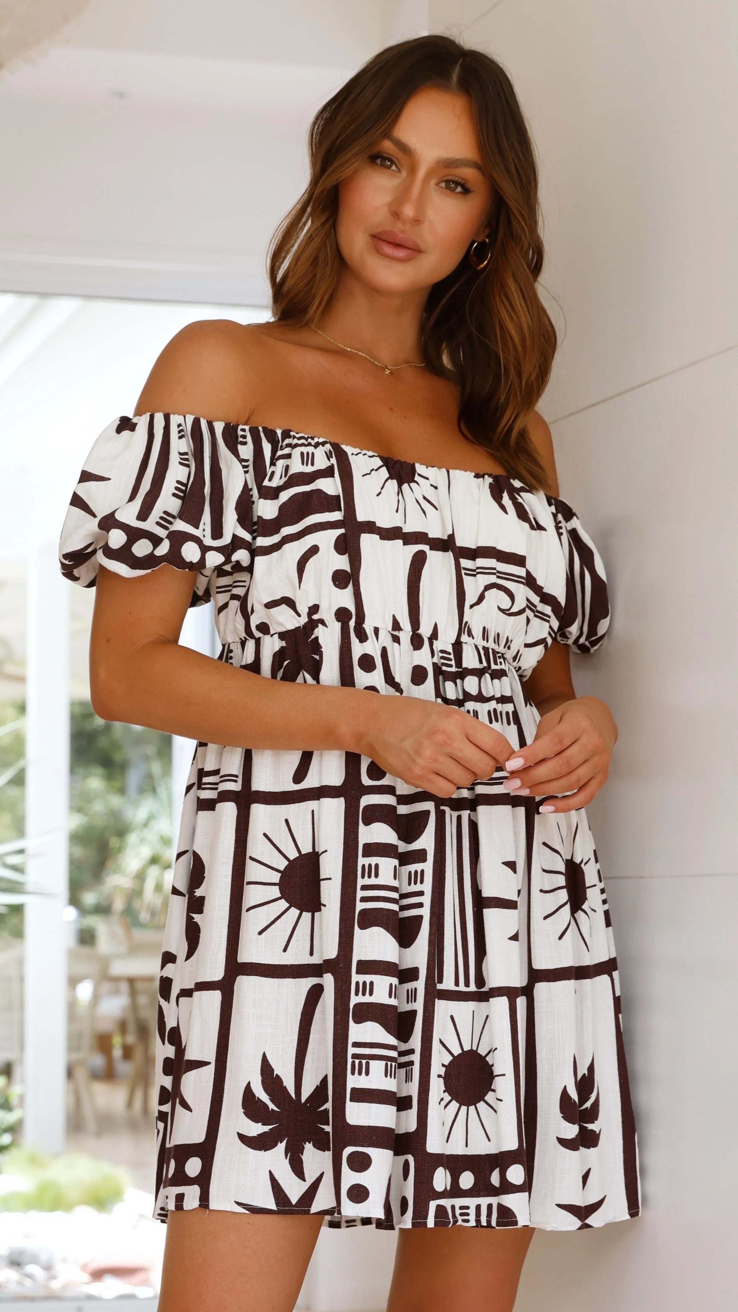 Caesarea Mini Dress - Tuscany sold by Billy J product image thumbnail 5