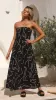 Connie Maxi Dress - Black Swirl sold by Billy J