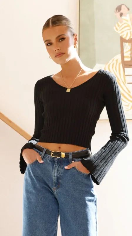 Layla Top - Black sold by Billy J