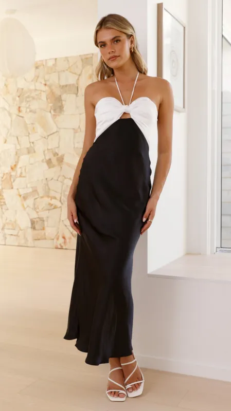 Latea Midi Dress - Black sold by Billy J