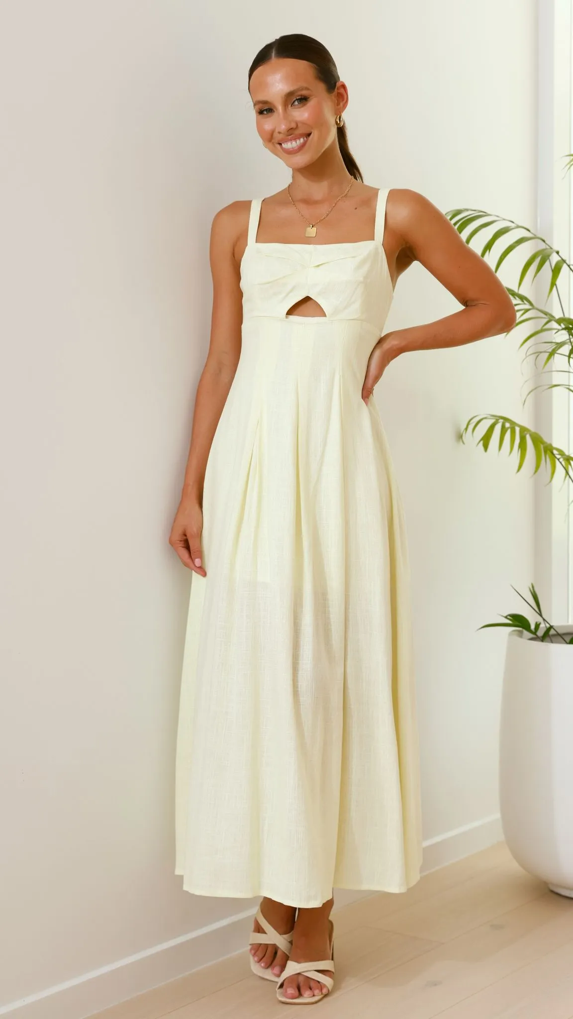 Shaylee Maxi Dress - Yellow sold by Billy J