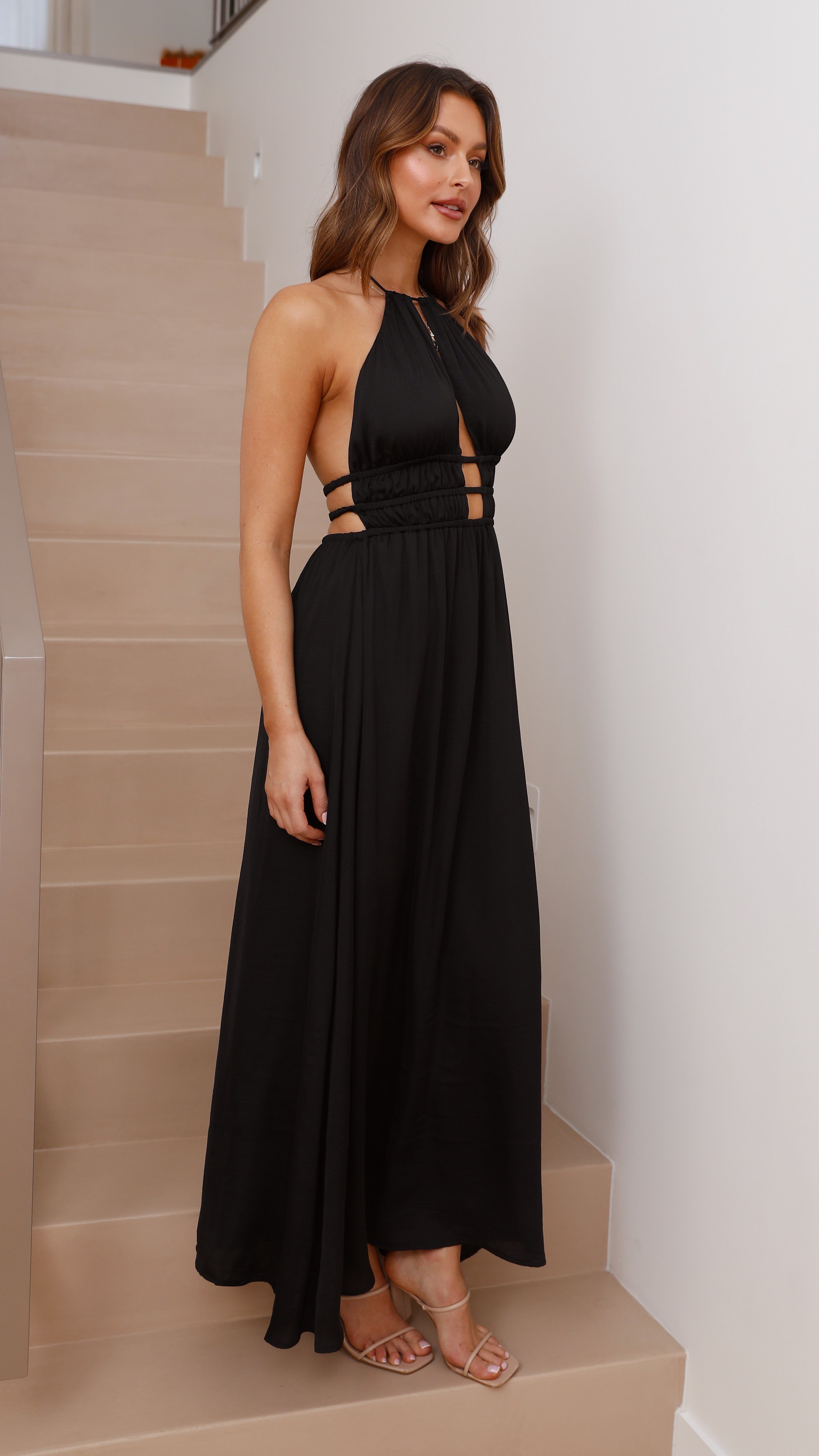 Ivy Maxi Dress - Black sold by Billy J product image thumbnail 3