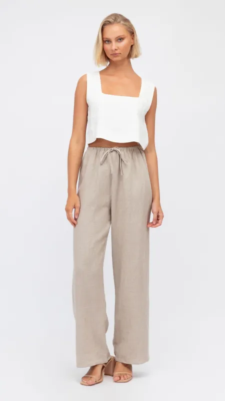 Maliena Pants - Oatmeal sold by Billy J