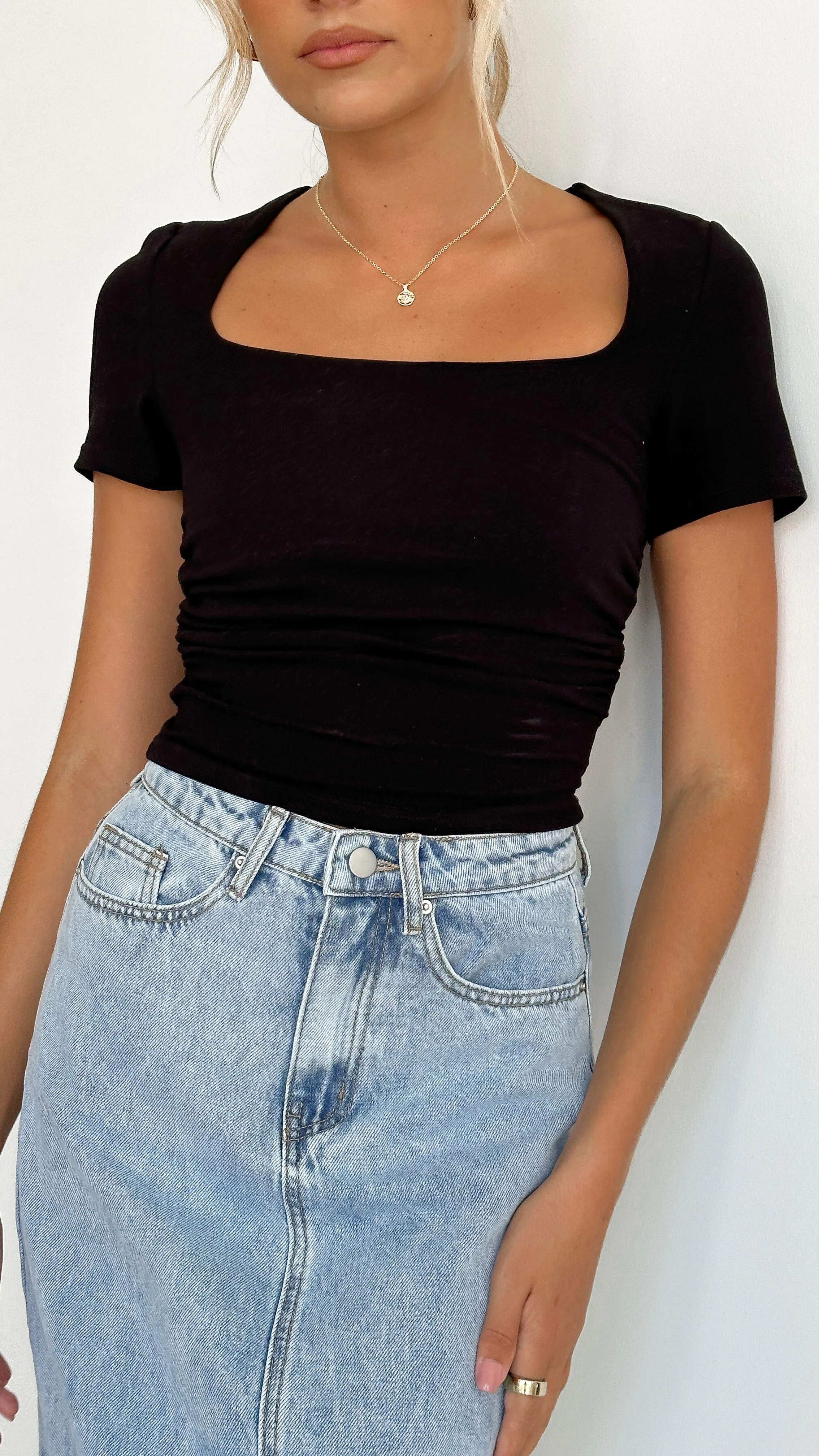 Galaria Top - Black sold by Billy J product image thumbnail 5