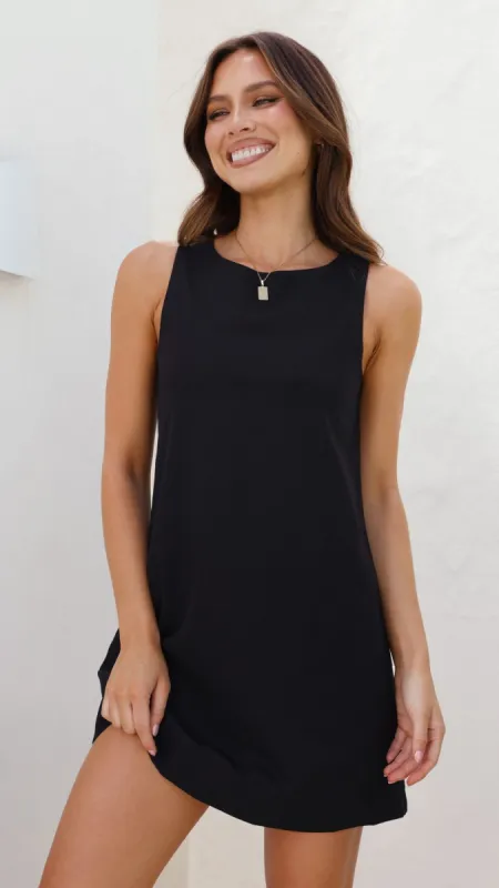 Madison Mini Dress - Black sold by Billy J
