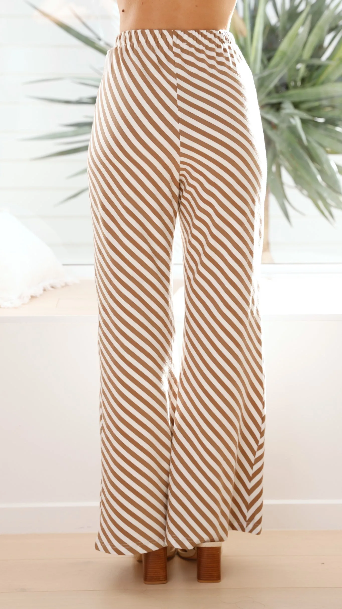 Palani Pants - Beige / White Stripe sold by Billy J product image thumbnail 3