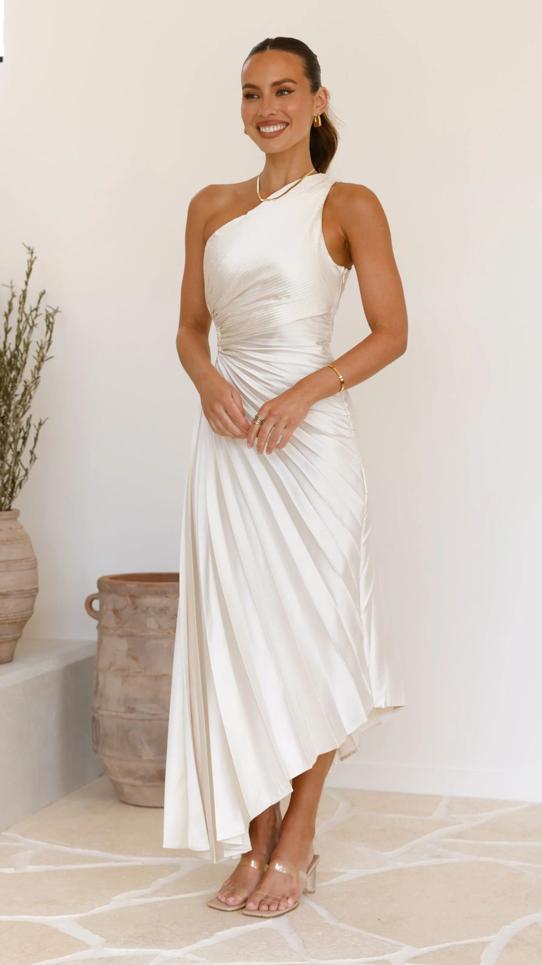 Olivia Maxi Dress - Champagne sold by Billy J product image thumbnail 3