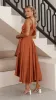 Gabriella Midi Dress - Copper sold by Billy J