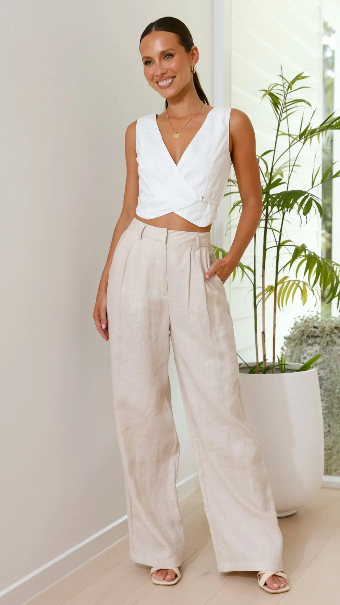 Tillie Pants - Oatmeal sold by Billy J product image thumbnail 4