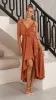 Gabriella Midi Dress - Copper sold by Billy J