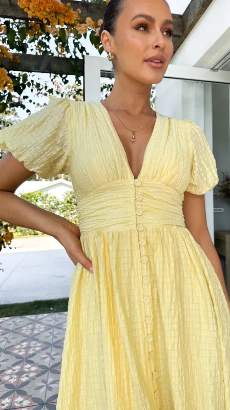 Faiz Maxi Dress - Yellow sold by Billy J
