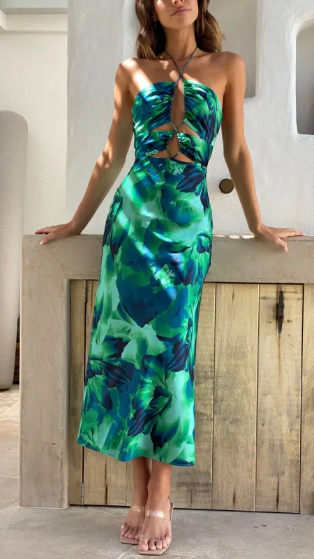 Blossom Dress - Green Calista sold by Billy J