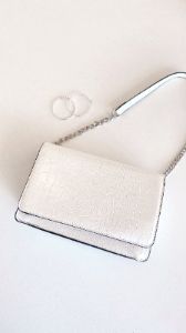Karma Bag - White Croc sold by Billy J