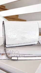 Karma Bag - White Croc sold by Billy J