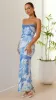 Ashley Maxi Dress - Blue Floral sold by Billy J
