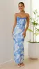 Ashley Maxi Dress - Blue Floral sold by Billy J