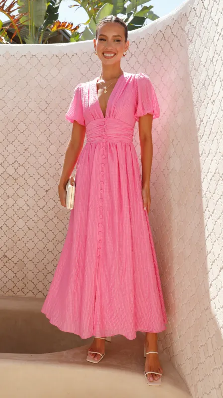 Faiz Maxi Dress - Hot Pink sold by Billy J