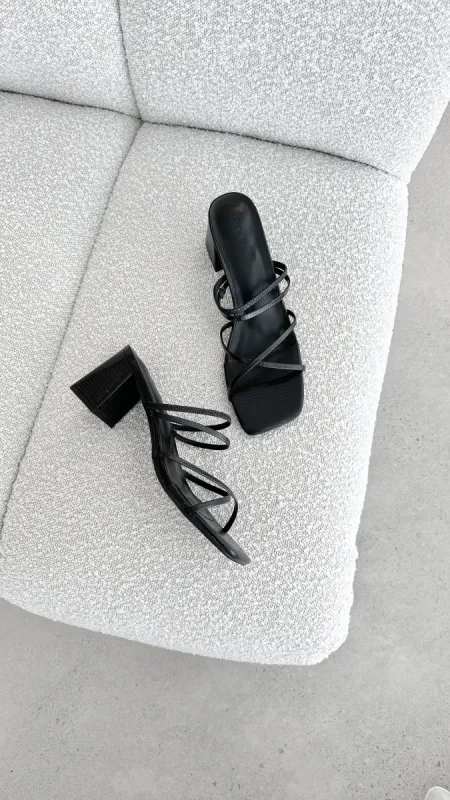Yesha Heel - Black Scale sold by Billy J