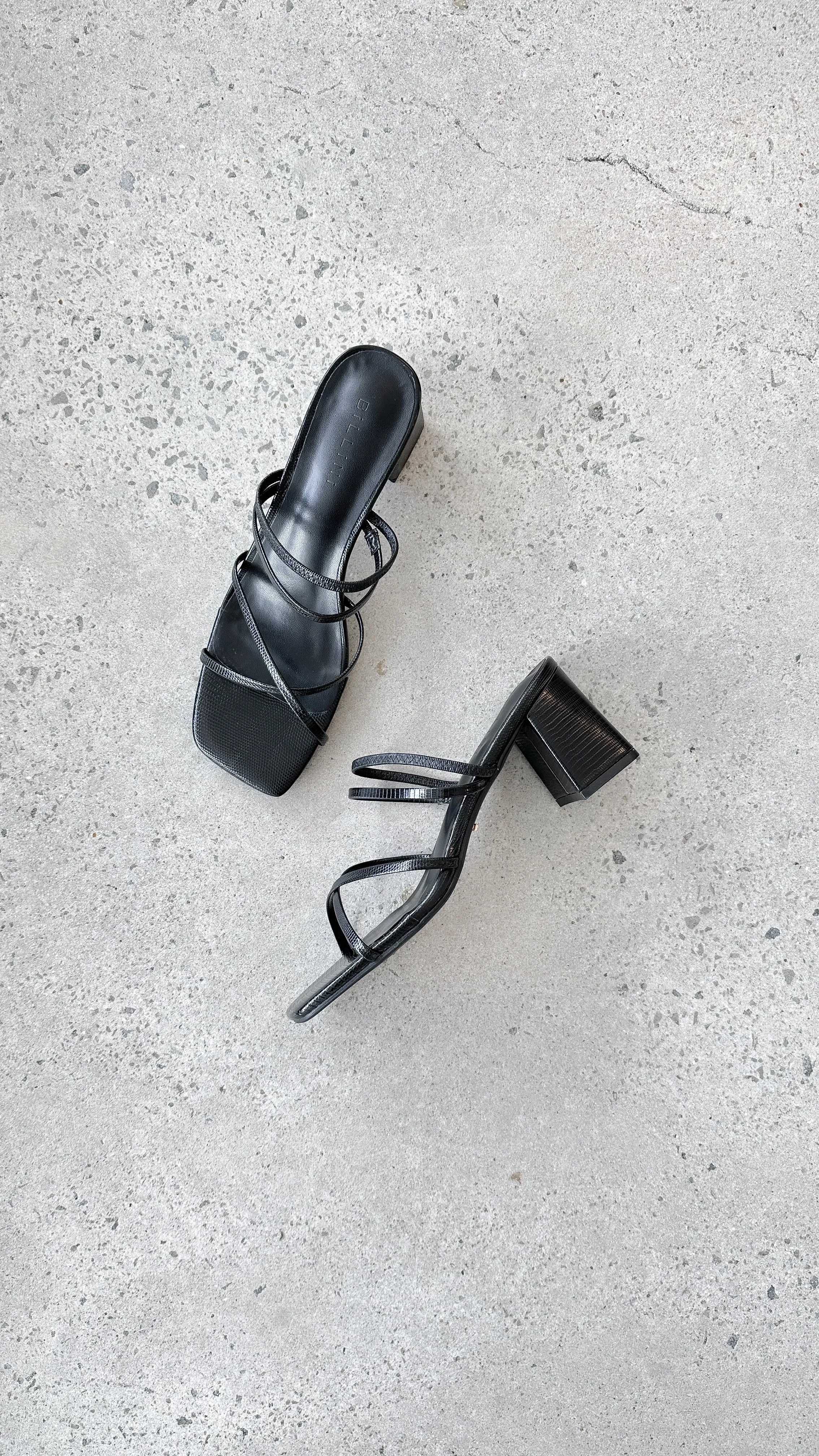 Yesha Heel - Black Scale sold by Billy J product image thumbnail 3