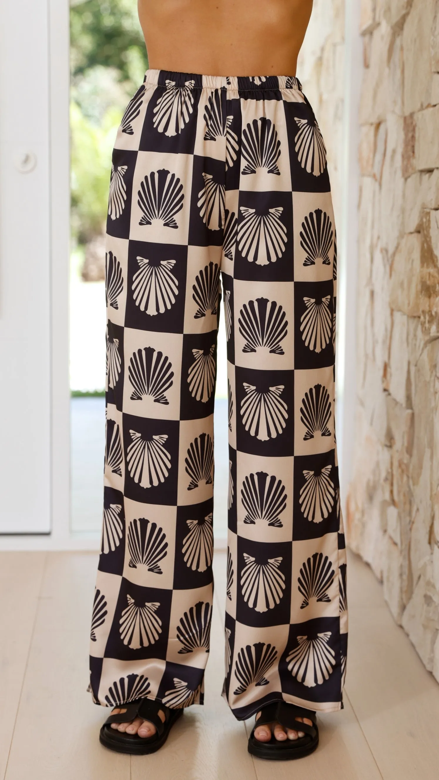 Macario Button Up Shirt and Pants Set - Black / Beige Shell sold by Billy J product image thumbnail 3