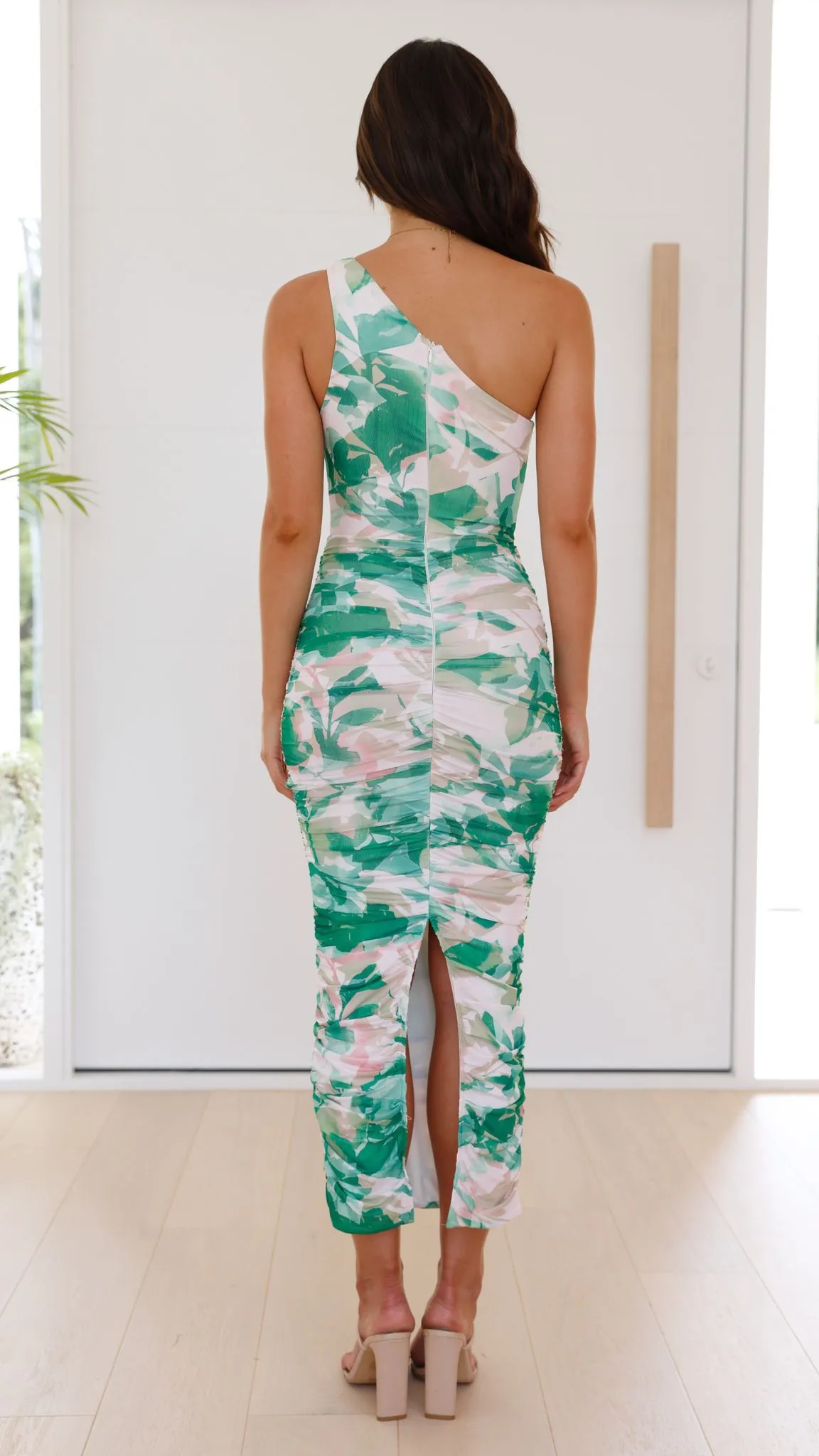 Natalia Midi Dress - Green Print sold by Billy J product image thumbnail 2