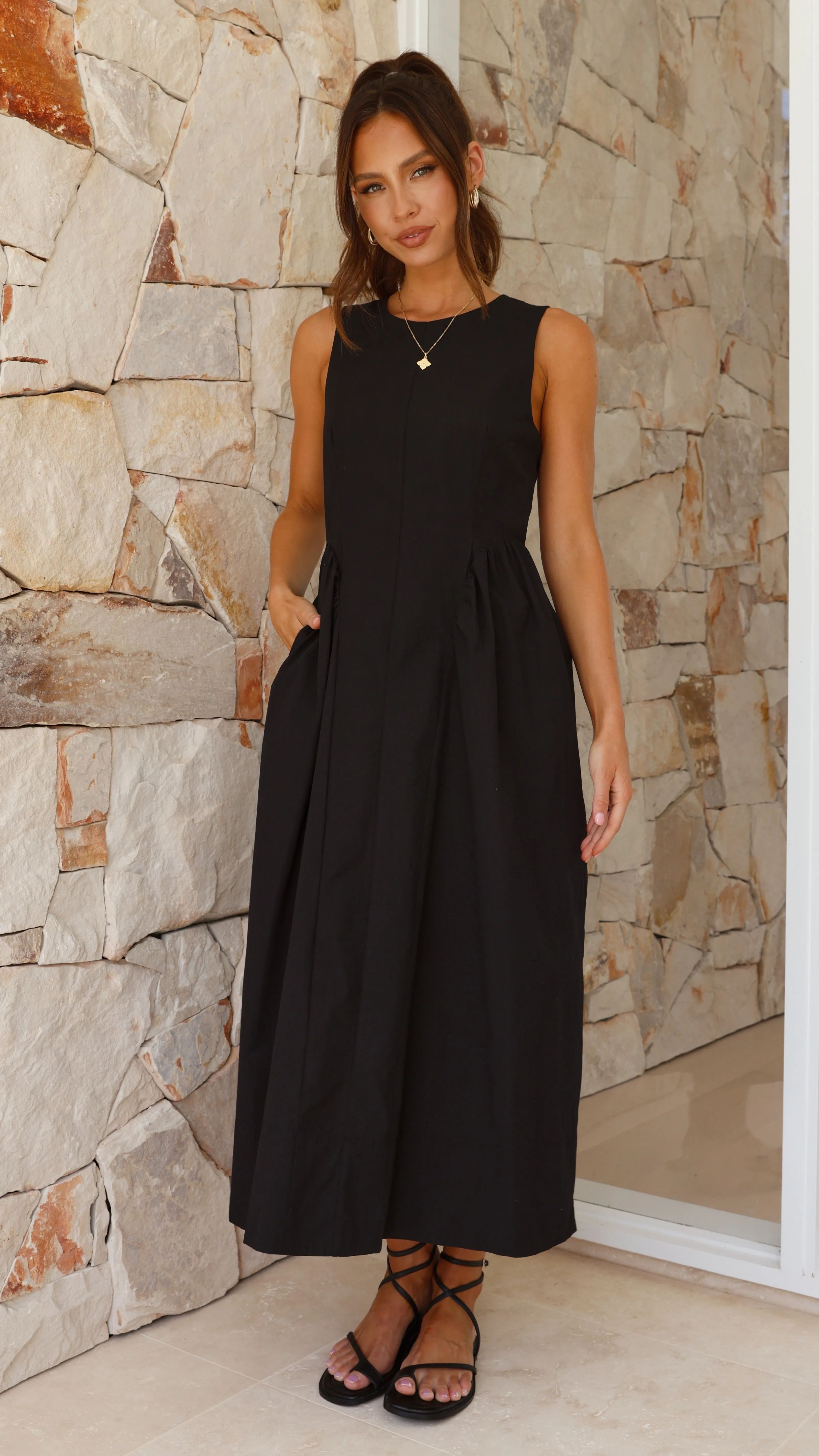 Nikayla Midi Dress - Black sold by Billy J product image thumbnail 4