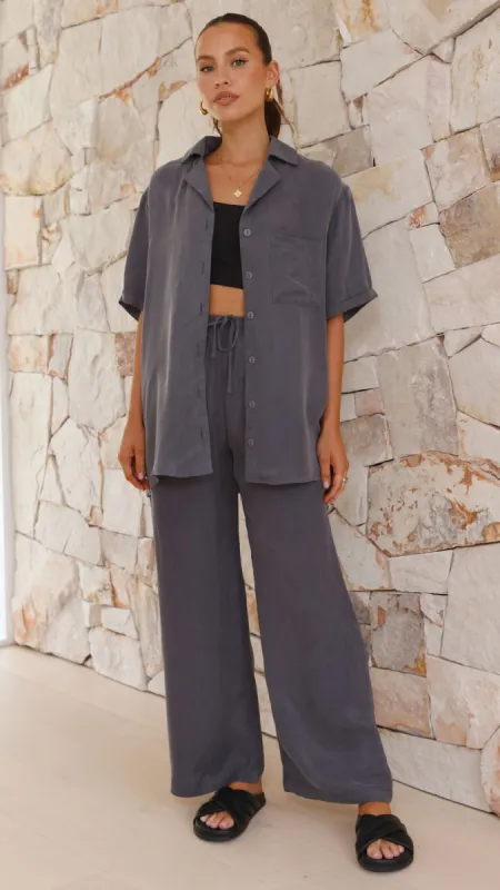 Pepperwood Cupro Pants - Ash sold by Billy J