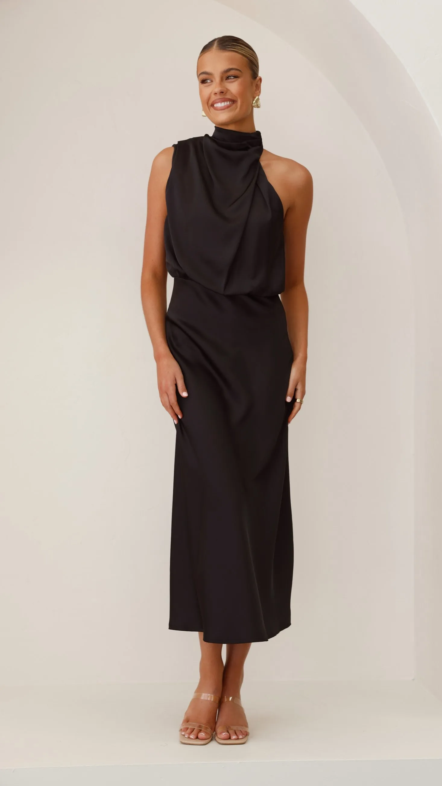 Esther Maxi Dress - Black sold by Billy J