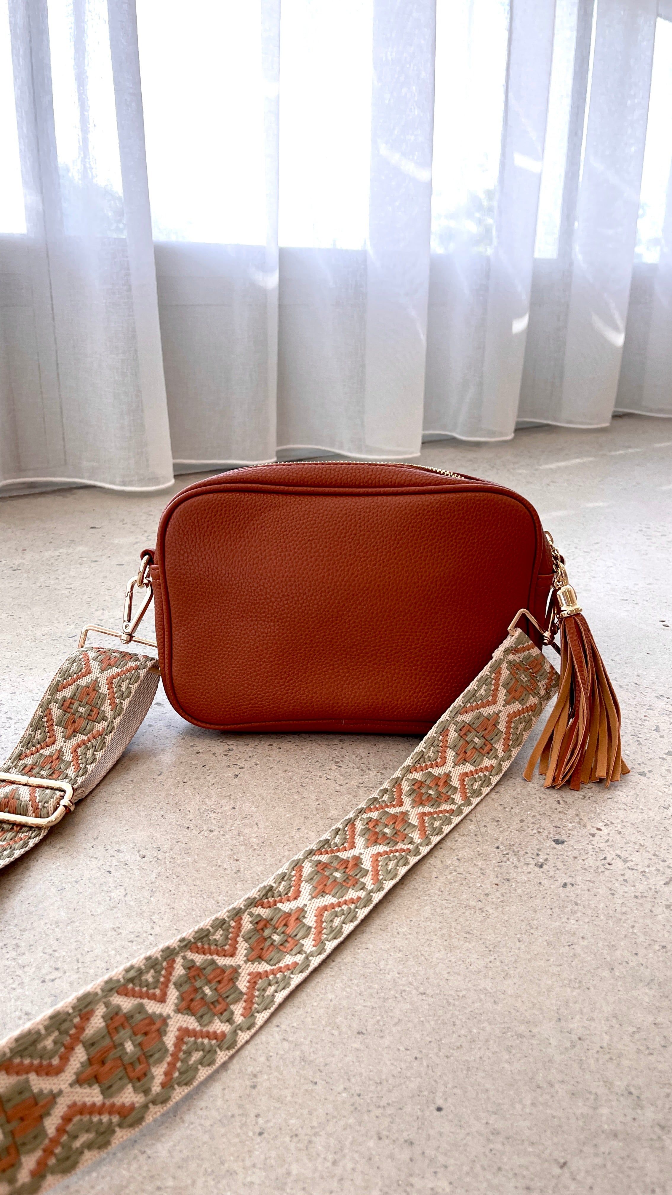 Miami Crossbody Bag - Tan sold by Billy J product image thumbnail 4