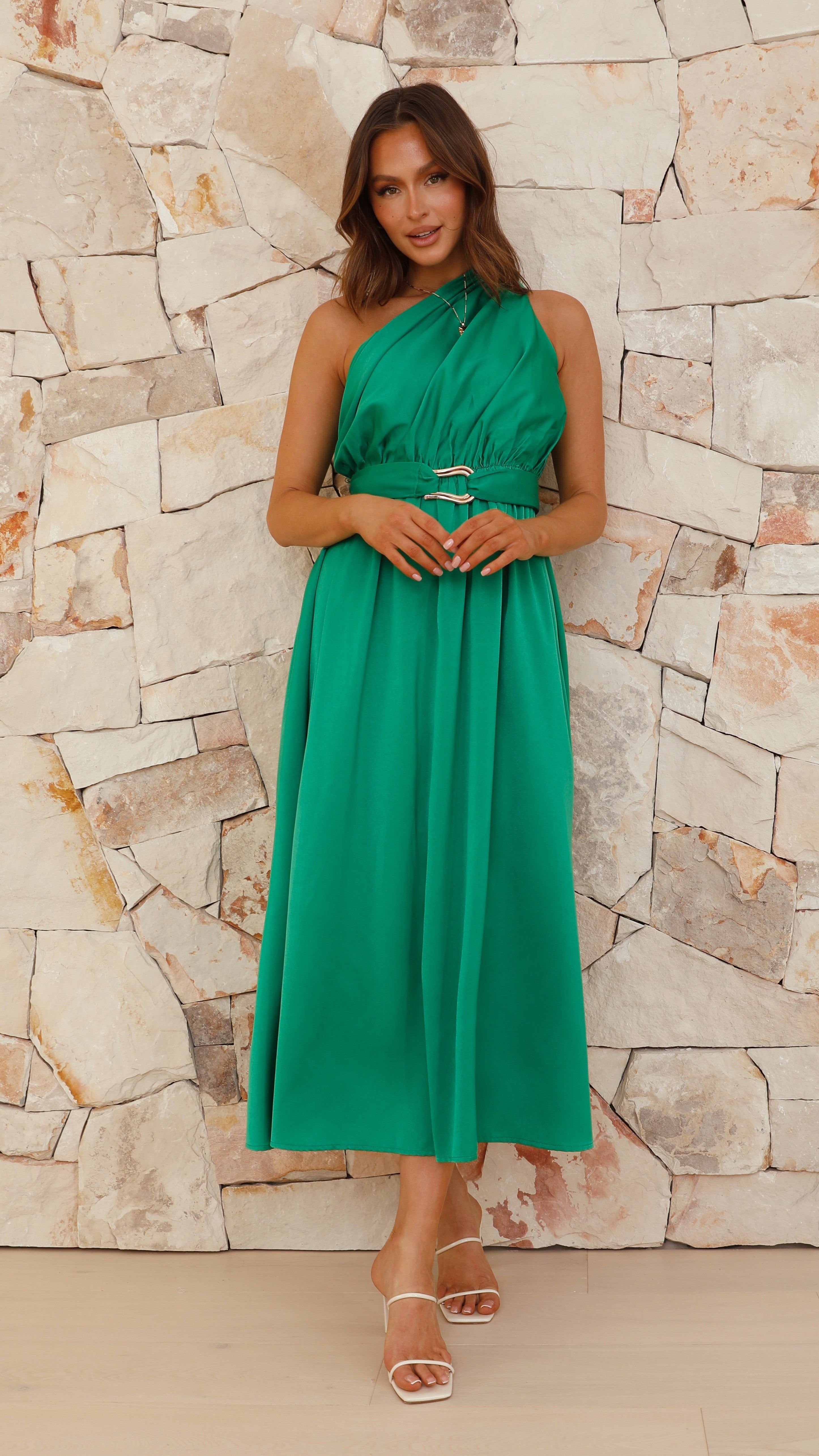 Hadas Maxi Dress - Green sold by Billy J product image thumbnail 4