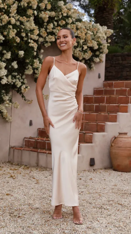 Ariana Maxi Dress - Champagne sold by Billy J