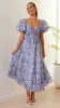 Balthazar Maxi Dress - Blue Floral sold by Billy J