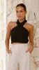 Jasmine Crop - Black sold by Billy J