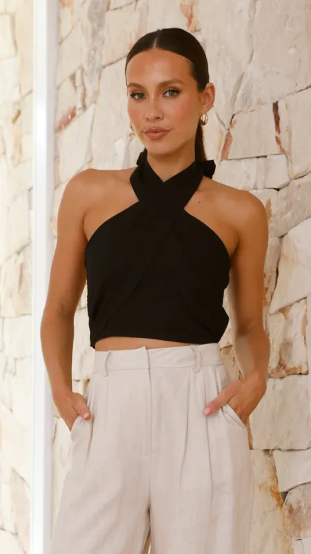 Jasmine Crop - Black sold by Billy J