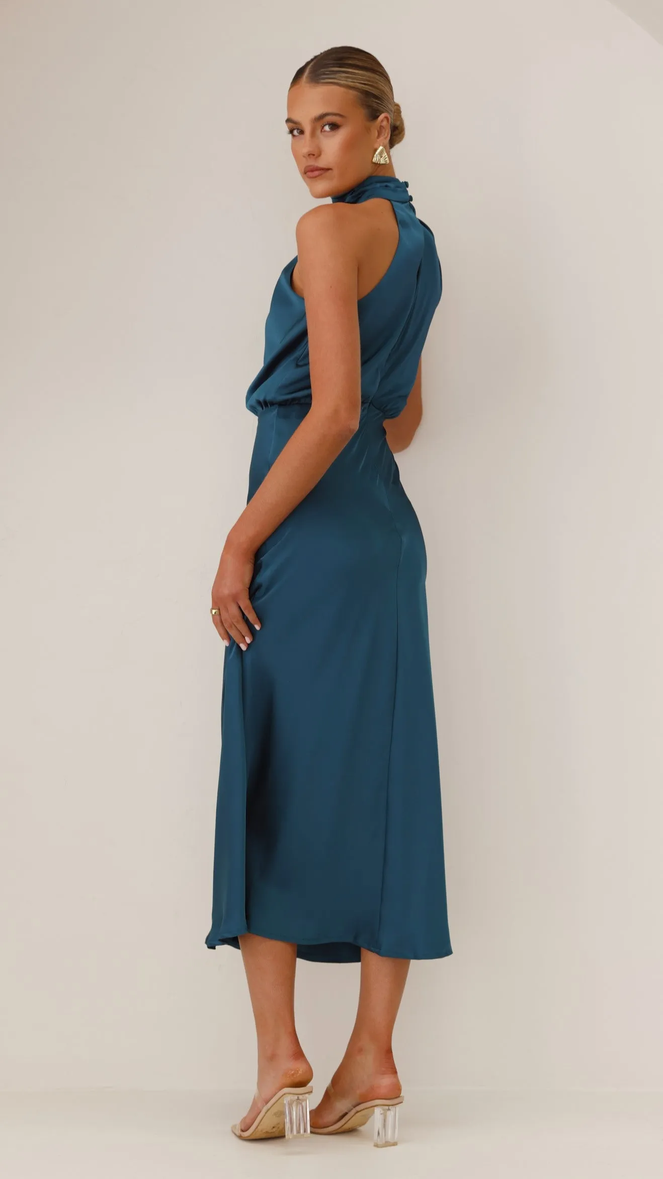 Esther Maxi Dress - Teal sold by Billy J product image thumbnail 3