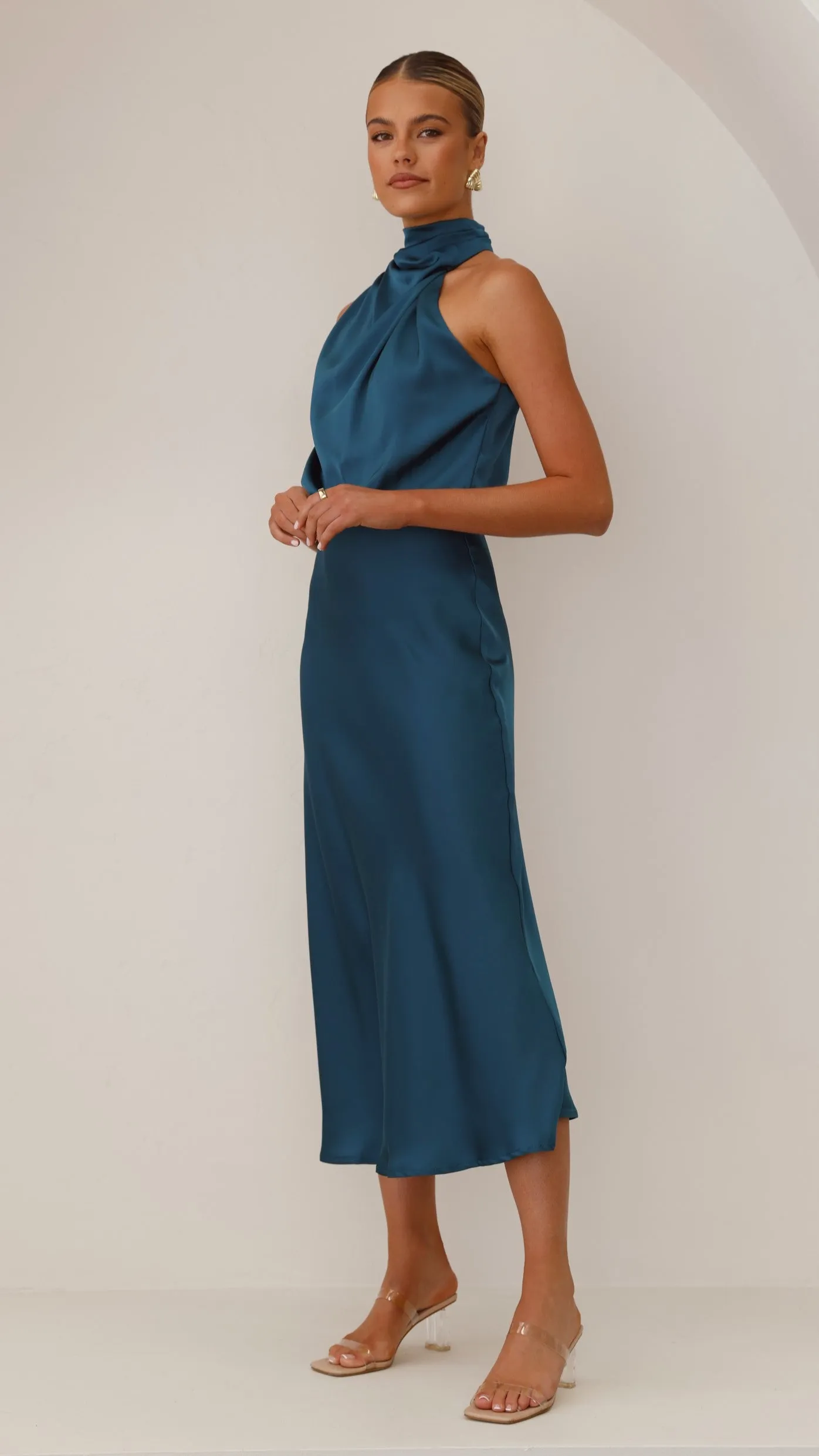 Esther Maxi Dress - Teal sold by Billy J product image thumbnail 4
