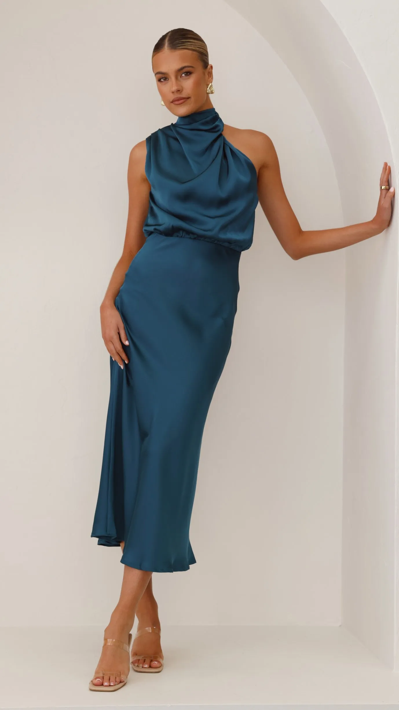 Esther Maxi Dress - Teal sold by Billy J