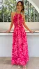 Ivy Maxi Dress - Pink Print sold by Billy J