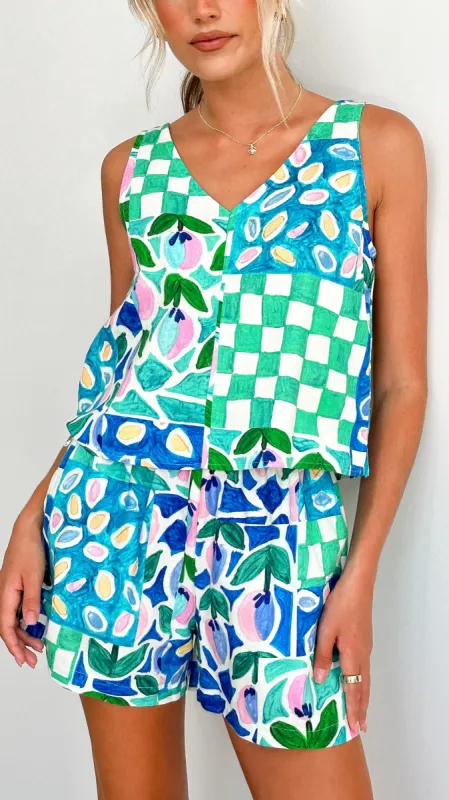 Milana Top - Menorca sold by Billy J