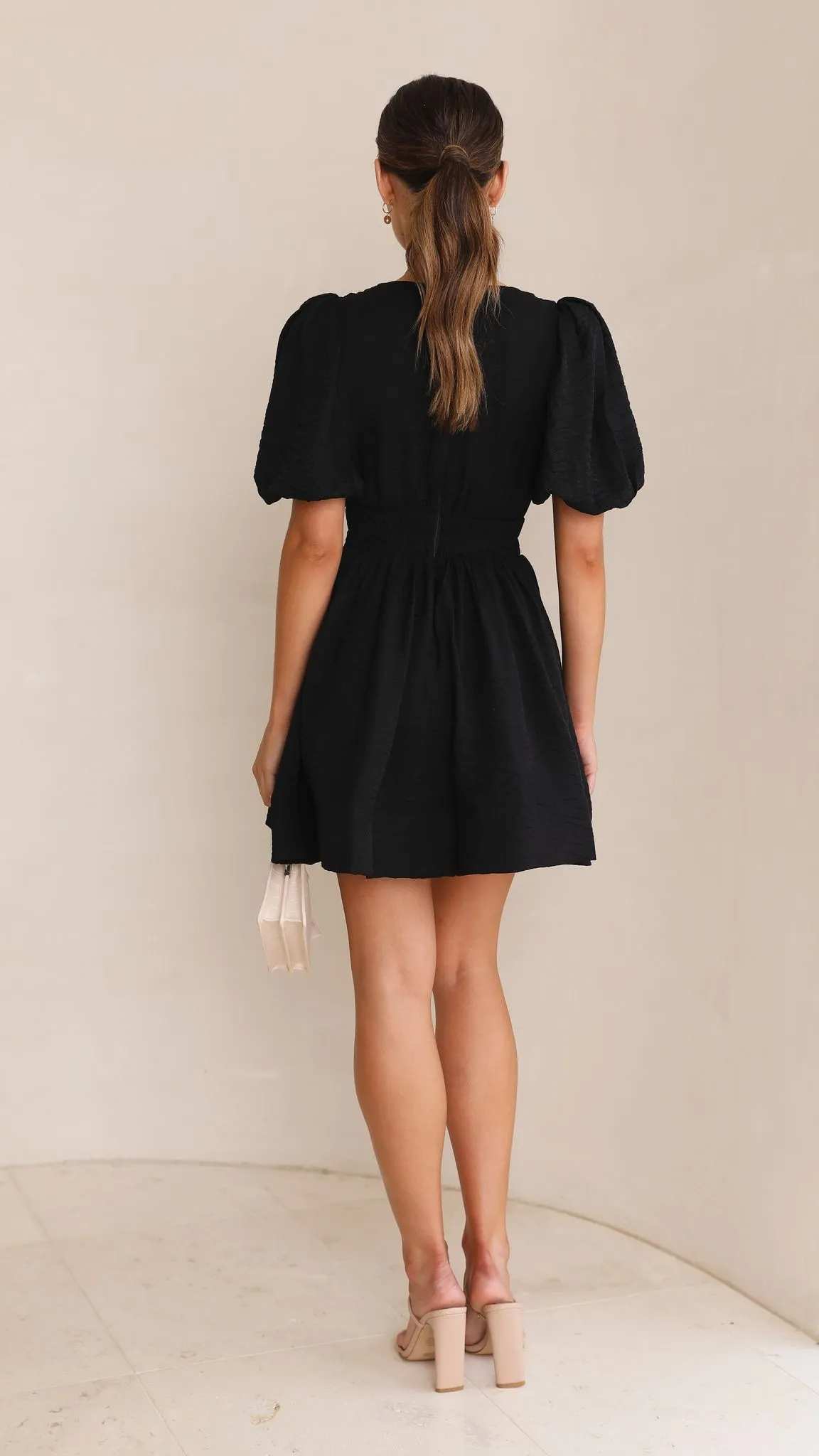 Erin Mini Dress - Black sold by Billy J product image thumbnail 3