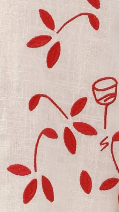 Amirah Button Up Shirt - Oat / Red Ciao sold by Billy J product image thumbnail 4