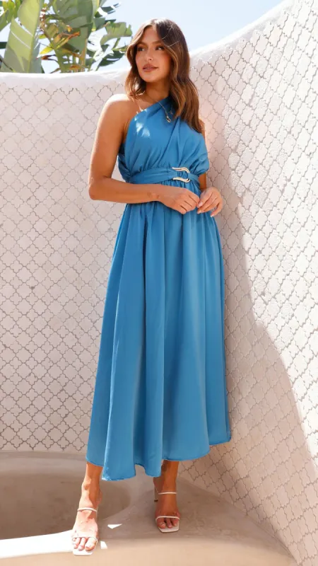 Hadas Maxi Dress - Teal | Parallel